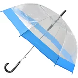 Semiline Unisex's Long Transparent Auto Open Umbrella 2507-4