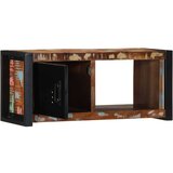 TV TV omarica, les, črna/rjava, 80x30x35 cm | Shoptok.si