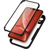 AVIZAR Ovitek iPhone XR, zadnji del iz pleksiglasa z crno obrobo, (20616144) Cene