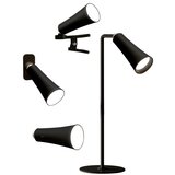Brandani Črna LED namizna svetilka (višina 47,5 cm) 4in1 – Cene