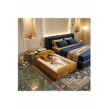 Atelier Del Sofa Lounge dečiji ležaj od sunđera 70 × 30 × 140 cm, senf žuta / krem Cene