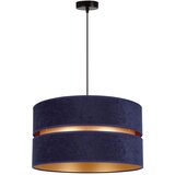  Duolla - Visilica na sajli DUO 1xE27/15W/230V, prečnik 40 cm, plava/zlatna | Eponuda.com