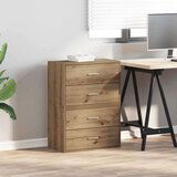 vidaXL Omarice z 2 predaloma 2 kosa artisan hrast 60x31x40 cm inž. les | Shoptok.si