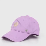 Roxy Bombažna bejzbolska kapa vijolična barva