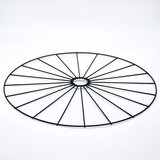  Visilica na sajli MONTANA 1xE27/15W/230V, prečnik 45 cm, crne boje | Eponuda.com