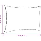 vidaXL jastučići za sofu 2 pcs krema 60 x 40 cm tkanina | shoptok.hr