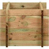  Podignuti vrt za povrće Zelena 80 x 80 x 32 cm Masivna borovina | shoptok.hr