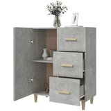  Komoda siva boja betona 69,5x34x90 cm od konstruiranog drva | shoptok.hr