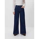 Reserved Wide leg traperice - mornarsko plava | shoptok.hr
