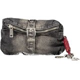 Desigual Half Logo Denim ženska clutch torbica 20x14x2 cm crna Slike