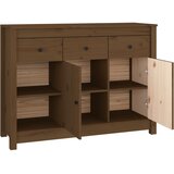  Komoda smeđa boja meda 100x35x74 cm od masivne borovine | Eponuda.ba
