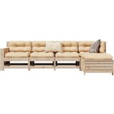 vidaXL 5-dijelni set vrtnih sofa od masivne borovine Cijene