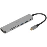 iBox IUH3SL4K notebook dock/port replicator USB 3.2 Gen 1 (3.1 Gen 1) Type-C Power Delivery 100W Silver Cijene