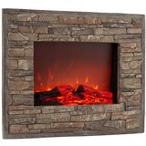 Klarstein Alpbach, električni kamin, 1800 W, 2 stopnji ogrevanja, 65 cm, videz kamna | Shoptok.si