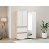 Lesnina XXXL OMARA ZA OBLAČILA, bela, hrast artisan | Shoptok.si