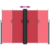  Bočna tenda na uvlačenje crvena 180x1000 cm | shoptok.hr