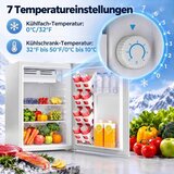 Mini hladnjak s odjeljkom za zamrzavanje podesivi termostat mali hladnjak jedna vrata 72 5 L bijela | shoptok.hr
