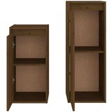 TV omarica 2 kosa medeno rjava trdna borovina, (20732073) | Shoptok.si
