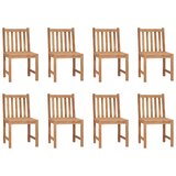The Living Store Vrtni stoli 8 kosov z blazinami trdna tikovina - Vrtni Stol, (21459998) | Shoptok.si