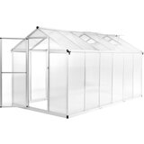 vidaXL staklenik od aluminija 362 x 190 x 195 cm 13,41 m³ Cijene