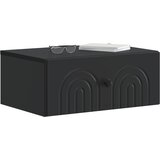  Noćni ormarić za montažu na zid 2 pcs Crna 49 x 34,5 x 20 cm | shoptok.hr