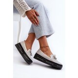 S. BARSKI Shiny Women's Leather Loafers on Platform S.Barski | shoptok.hr
