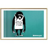  Plakat - Evil Monkey 60x40 Zlatni okvir s margom | shoptok.hr