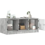  Stolić za kavu sa staklenim vratima boja betona 102x50x42 cm | Eponuda.com