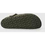 Birkenstock Natikače od brušene kože Boston za žene, boja: zelena | shoptok.hr