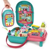 Magic Toys Prenosni 47-delni nakupovalni komplet v turkizni torbi | Shoptok.si