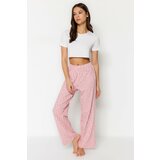 Trendyol Pajama Bottoms - Pink - Straight Cene