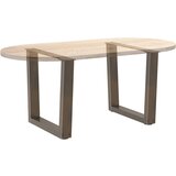  Noge za klub stolić V-oblik 2 kom Prirodni čelik 50 x (42-43,3) cm Čelik | shoptok.hr