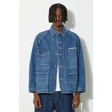 Human Made Traper jakna Denim Coverall Jacket za muškarce, boja: tamno plava, za prijelazno razdoblje, HM27JK017