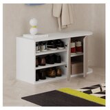 Hanah home cipelarnik nova shoe bench white light mocha | ePonuda.com