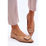 Boto Classic Ballerinas With Decoration Beige Rivea | ePonuda.com