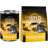 Wild Freedom mokra hrana 12 x 400 g + suha hrana 400 g po posebni ceni! - Golden Valley - Zajec & piščanec + zajec - brez žit