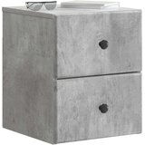  Stenski nočni omarici 2 pcs Betonsko siva 34,5 x 33 x 40 cm, (5000233441) Slike