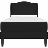  Krevetna konstrukcija Crna 90 x 190 cm Umjetna koža | shoptok.hr