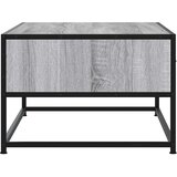  Stolić za kavu siva boja hrasta 100x50x35 cm od drva i metala | shoptok.hr