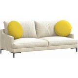  Jastučići za sjedenje 2 pcs Svijetlo žuta Ø50 x 19 cm tkanina | Eponuda.ba