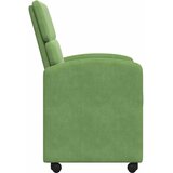  Blagovačke stolice s kotačima 2 pcs Svijetlo zelena Baršun | shoptok.hr