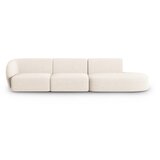 Milo Casa Bež sofa od šenila s lijevim kutom 311 cm Paolo – Cijene