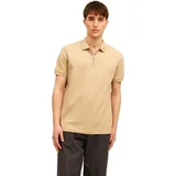 Jack & Jones Polo majice kratki rokavi POLO CIERRE CREMALLERA HOMBRE JACK JONES 12236235 Kostanjeva
