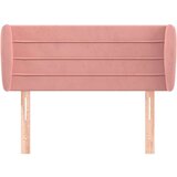  Uzglavlje s ušima ružičasti 93x23x78/88 cm baršunasti | shoptok.hr