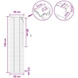  Venecijanska roleta Izgled hrasta 50 x 160 cm 35 mm | shoptok.hr