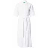 United Colors Of Benetton Košulja haljina bijela