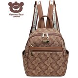 Henny Bear Ranac H-1172 shadow bear brown 25x15x31 Cene
