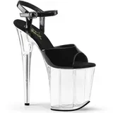 Pleaser Flamingo-809 Blk Pat/Clr 37