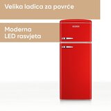 Severin Retro samostojeći hladnjak, crveni, 246 L, RKG 8983 | shoptok.hr