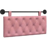  Držeće uzglavlje Zidne Ružičasta 110 x 55 x 7 cm Baršun - Ružičasta 100 cm bez LED | shoptok.hr